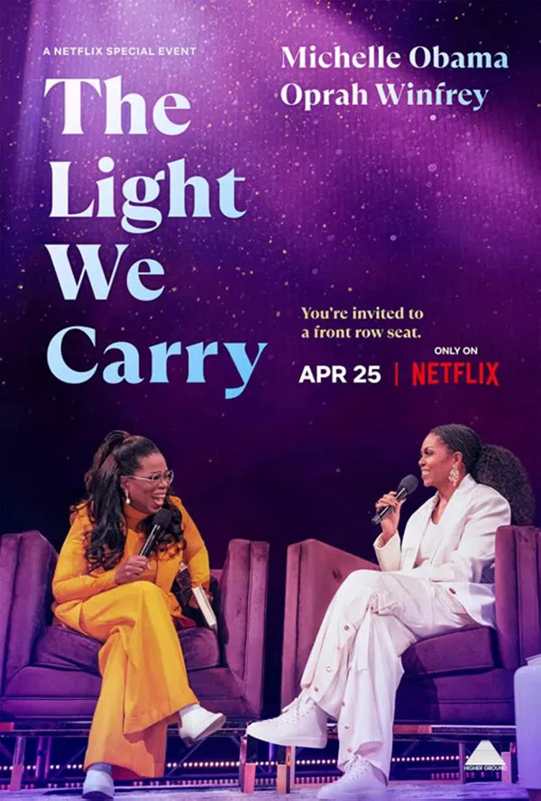 Poster phim Ánh sáng ta mang: Michelle Obama và Oprah Winfrey trên KHOPHIM