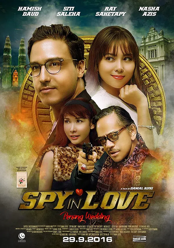 Poster phim Điệp viên đang yêu trên KHOPHIM