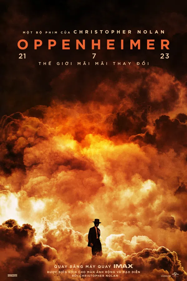 Poster phim Oppenheimer trên KHOPHIM