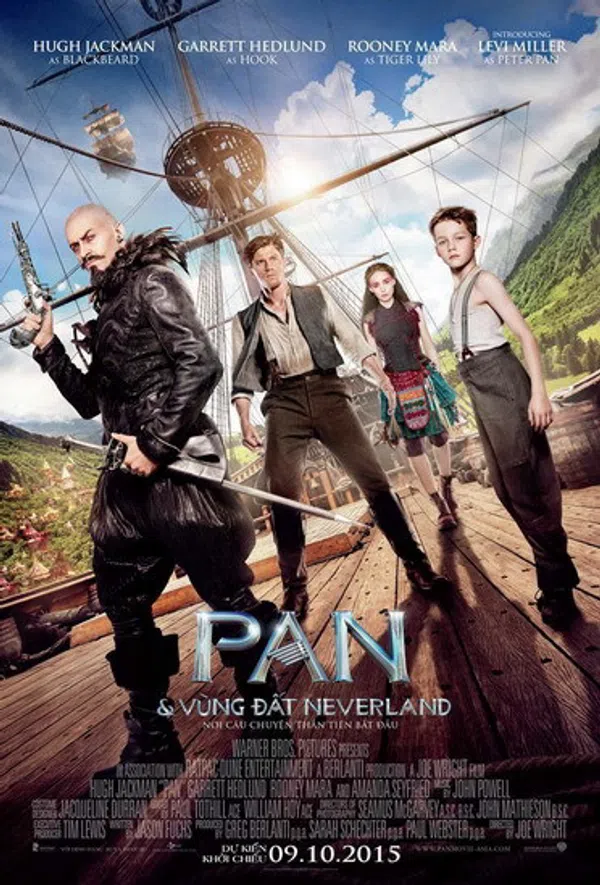 Poster phim Pan và Vùng Đất Neverland trên KHOPHIM